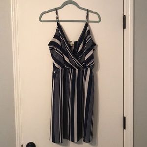Navy cocktail dress